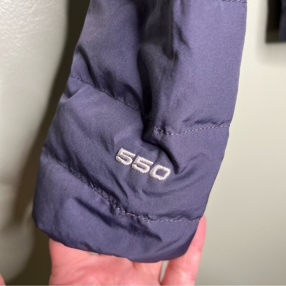 The North Face Women’s 550 Flare Goose Down Full Zip Jacket Dark Purple Blue XS‎ - Picture 9 of 12